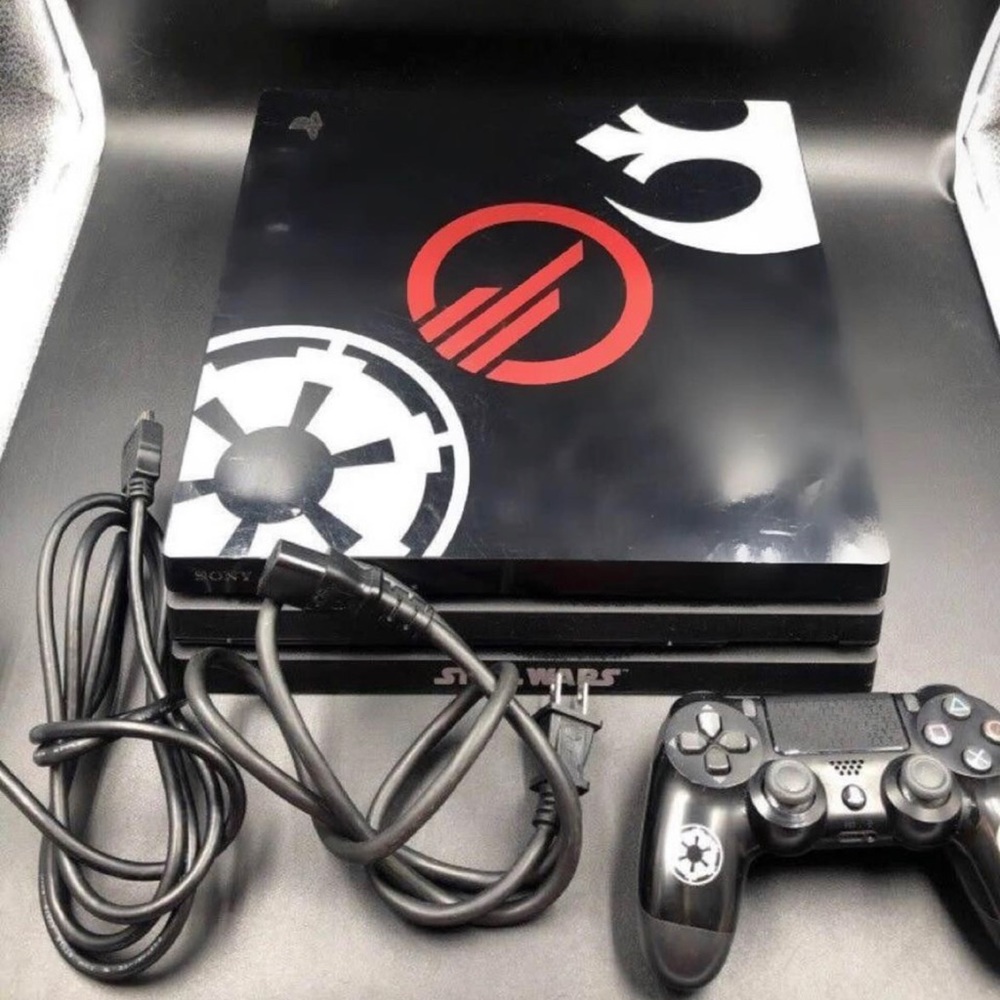playstation 4 with controllers